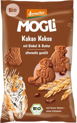 Produktbild von Mogli Nasch Gebäck - Kakao Kekse mit Dinkel und Butter 50g