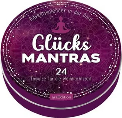 Produktbild von Adventskalender in der Dose. Glücksmantras