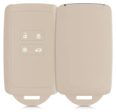 Produktbild von kwmobile Schlüsselhülle für Renault 4-Tasten Smartkey Autoschlüssel (nur Keyless Go) Hülle - Autoschlüssel Schlüssel Hülle aus Silikon -