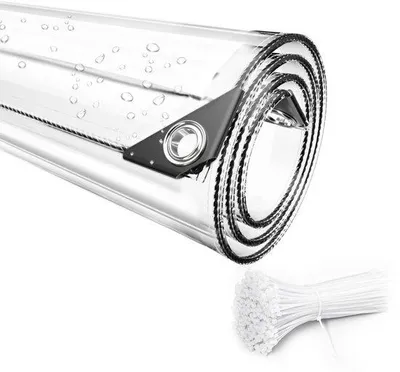 Immagine prodotto di Telo per tenda in PVC impermeabile, pieghevole, resistente agli strappi, 1,5x6 m, per giardini