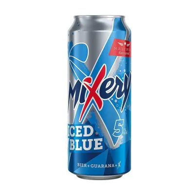 Image de MiXery Iced Blue Flavour Boisson mélangée à la bière avec guarana EW Boîte 500ml