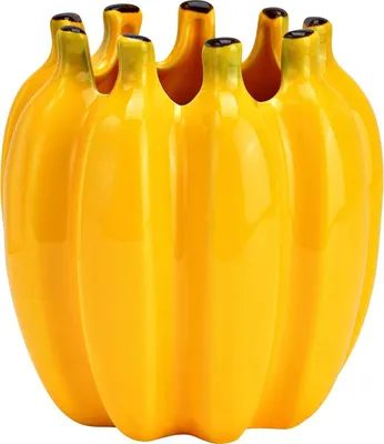 Image de Vase pour fleurs séchées ou cache pot Banane
