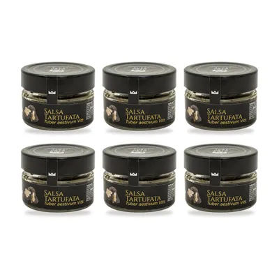Produktbild von TubeORIGINAL Trüffelsauce mit 5 % Sommertrüffel und nativem Olivenöl extra – 6er-Pack (6 × 80 g)