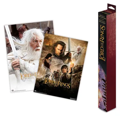 Produktbild von Grupo Erik GPE80845 - Der Herr der Ringe Poster 38 x 52 cm 2er Set - Neu