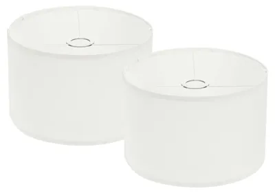 Productafbeelding van Set van 2 lampenkappen in trommelvorm, geschikt voor tafellampen en staande lampen