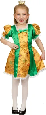 Produktbild von Froschkönigin Kleid Kindergröße: 128
