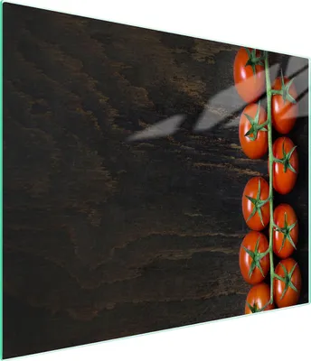 Image de Planche à découper en verre 52x30 Tomate