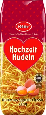 Produktbild von Zabler Hochzeit Nudeln Frischei Hubertus Spätzle geschabt 500g