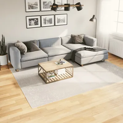 Produktbild von PUEAZU Teppich IZA Kurzflor Skandinavischer Look Creme 200x280 cm - Designerteppiche &40053