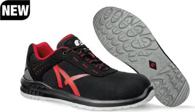 Produktbild von Albatros  Sicherheitsschuh GRID LOW S3 SRC 648710 schwarz/rot, 39