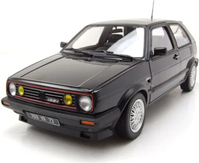 Produktbild von Norev 188559 VW Golf 2 GTI Match 1989 schwarz metallic 1:18
