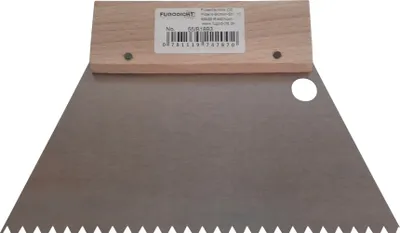 Produktbild von Leim Klebstoff Trapez Zahnspachtel Bodenleger 180mm x 130mm gezahnt B3 (3.4x3.6mm)