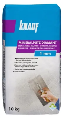 Produktbild von Knauf Mineralputz Diamant 10 kg 1,0 mm Körnung reinweiß