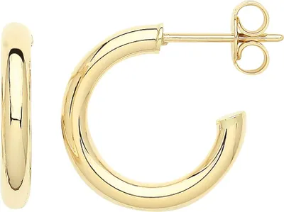 Produktbild von Edle 9 Karat (375) Gold Damen - Paar Creolen - 12mm; TRS37532MM12