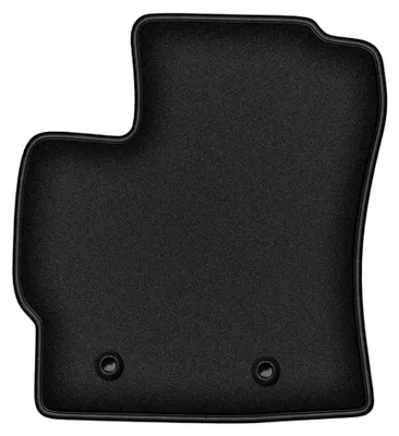 Productafbeelding van Velours bestuurdersmat voor Toyota Verso 2009-2013 (MPV) – zwart, op maat – Wielganizator DURBAN