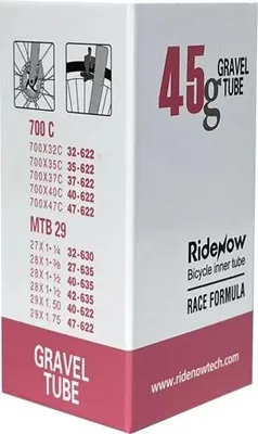 Obrázek produktu pro Ridenow Tpu Gravel Presta 45 Mm cyklistická trubka růžová 700C / 32-47 růžová 700C