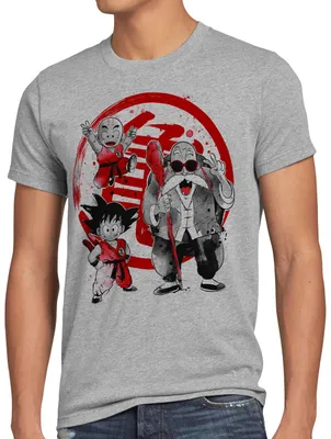 Produktbild von BaumwolleCloud Dragon Crew Herren T-Shirt energie gallic beam struggle anime