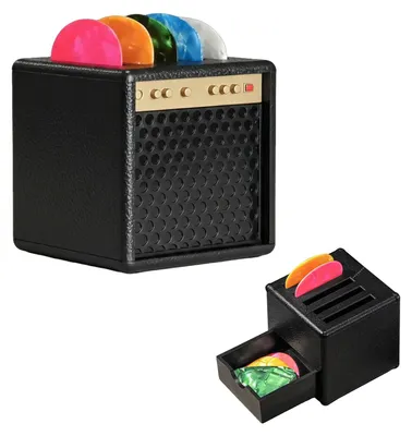 Obrázek produktu pro Držák na trsátka trsátka - Kompaktní - 4 x 4 x 4 cm - Černá