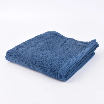 Produktbild von Frottee Handtuch Duschtuch Gästetuch dunkelblau Größe Handtuch 50 x 100 cm