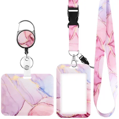 Produktbild von Auswelter mit Riemen, Auswelter-Lanyard mit Kartenhalter, Schlüsselring, erweiterbar für Schüler, Lehrer, Krankenschwestern, Bankkarten, Schlüssel, Busfahrkarten