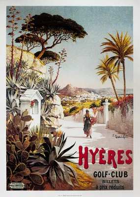 Produktbild von Hyères – Golfclub – Poster, 50x70 cm