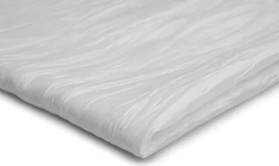 Produktbild von Crinkle-Taft, Taftstoff, Weiß, 50 x 145 cm