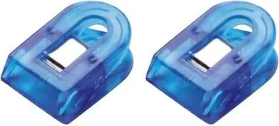 Produktbild von Briefklemmer Multi Clip Pegy 10x25mm VE=100 Stück kristallblau