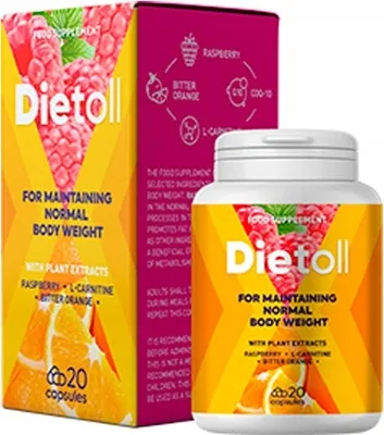 Produktbild von Dietoll Nahrungsergänzungsmittel 20 Kapseln
