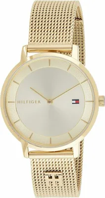 Zdjęcie produktu dla Tommy Hilfiger analogowy zegarek kwarcowy dla kobiet z bransoletą z siatki ze stali nierdzewnej