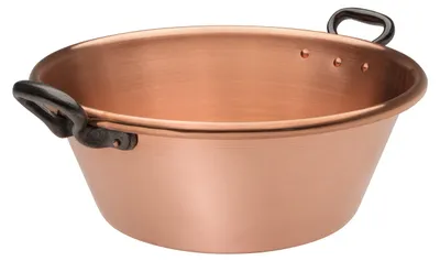 Jamkessel 12 l 40 cm Kupfer versilbert