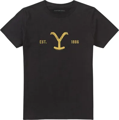 Image de Yellowstone - "East 1886" T-shirt Homme/Femme Unie TV28037 (4XL) (Noir)