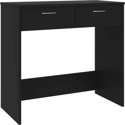 Produktbild von vidaXL Schreibtisch Schwarz 80x40x75 cm Holzwerkstoff