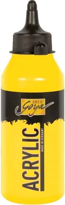 Obrázek produktu pro Akrylová barva SOLO GOYA 250 ml SVĚTLE ŽLUTÁ