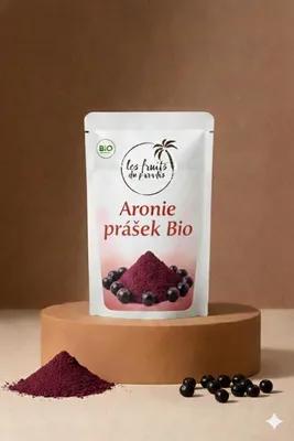 Obrázek produktu pro Aronie prášek BIO 500 g LES FRUITS DU PARADIS