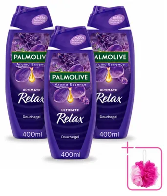 Productafbeelding van 3 x Palmolive Aroma Essences Ultimate Relax douchegel - 400 ml - Voordeelverpakking - 3 stuks