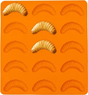 Obrázek produktu pro Silikonová forma na pečení Orion HÖRNCHEN forma na pečení croissantů