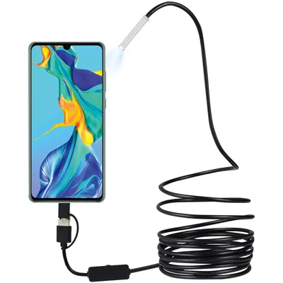 Produktbild von Inskam 107 USB-C/MicroUSB/USB Endoskop 3.9mm, 720p, feste Kabellänge 5m