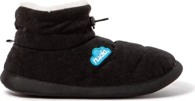 Produktbild von NUVOLA. Hausschuhe für Herren Damen rutschfester Sohle warm gepolstert  bequem schwarz 34-35 - UNBODY