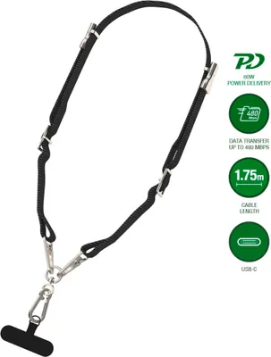 Produktbild von 4Smarts Handykette PowrCord