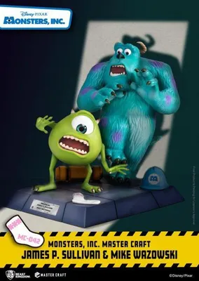 Produktbild von Beast Kingdom Toys Die Monster AG Master Craft Statue James P. Sullivan & Mike Wazowski 34 cm