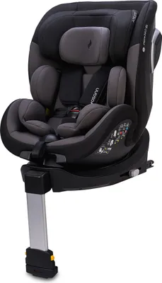Produktbild von Hero360 SL i-Size, drehbarer Kindersitz mit Isofix und Standfuß (40-105 cm) - Twill Black