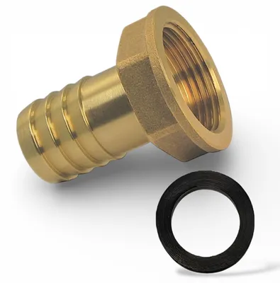 Produktbild von Schlauchstutzen Schlauchtülle Messing Innengewinde 3/4 Zoll x Ø 19 mm Tülle