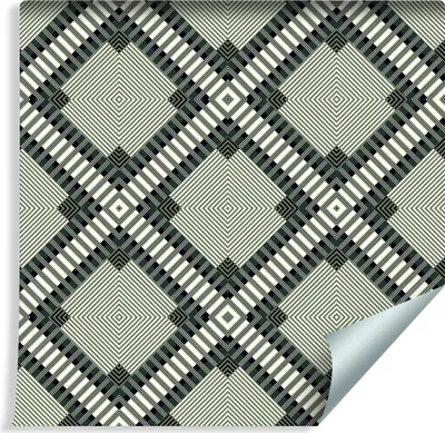 Produktbild von 10m VLIES TAPETE Rolle Geometrie Muster Ornamente Retro XXL