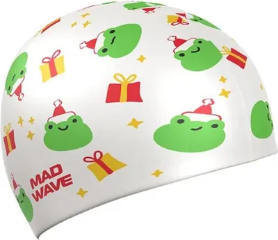 Obrázek produktu pro Madwave Happy New Year Plavecká čepice White White One Size