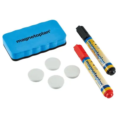Immagine prodotto di magnetoplan Whiteboard Starter-Kit, fr Weiáwandtafeln