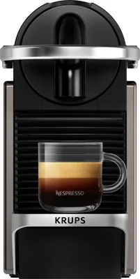 Obrázek produktu pro Krups Pixie XN306T10, Kapslový kávovar, 0,7 l, Kávová kapsle, 1260 W, Černá, Titanová