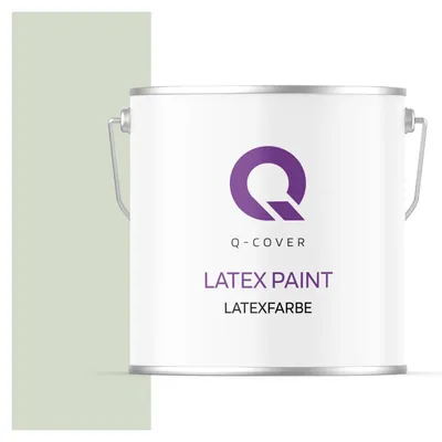 Produktbild von Latexfarbe 5 L Hell olivgrün Innenfarbe Wandfarbe Deckenfarbe Klasse 3 Mattfarbe Scheuerfest Hohe Deckkraft