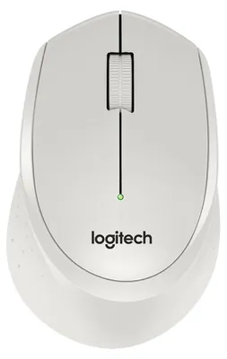 Produktbild von Logitech M330 2,4 GHz Wireless Mouse Ergonomische Stummschaltmaus mit 2,4 G Nano-Empfänger Plug & Play für Desktop-Computer Laptop Weiß