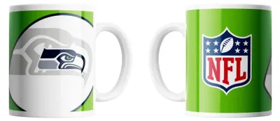 Produktbild von Seattle Seahawks Mug Shadow Logo & Shield