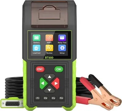 Obrázok produktu pre JDiag BT500 12-24V Autobatéria Inteligentný Analyzátor Diagnostický nástroj s tlačiarňou